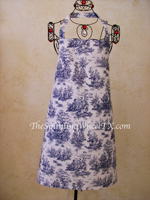 Blue Toile Apron.jpg